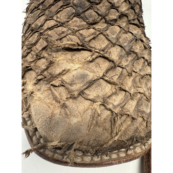 Dan Post Mens Sea Bass Dorsal Embroidered Square Toe Casual Boots Mid Calf Brown - Picture 8 of 13